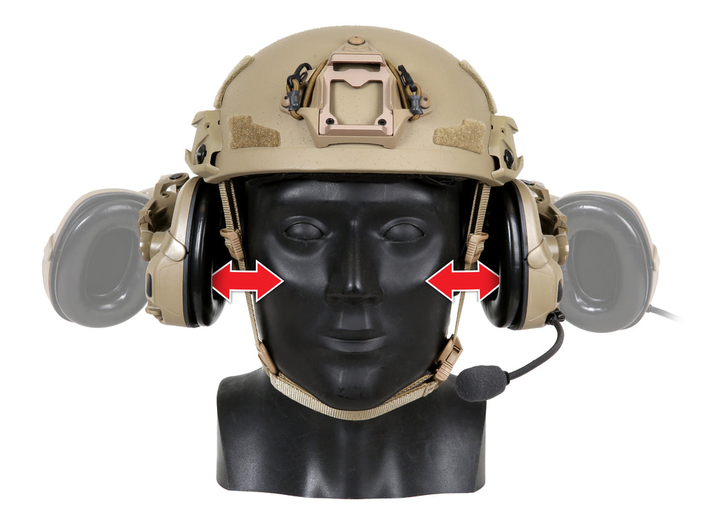 Ops-Core AMP Arms | Vented & Fixed Rail Mounts | Instant Heat Dump & NVG Balance