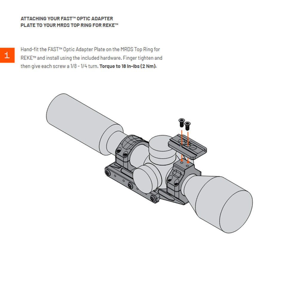 Unity Tactical REKE™ Scope Mount | 30mm, 34mm and 35mm Tubes