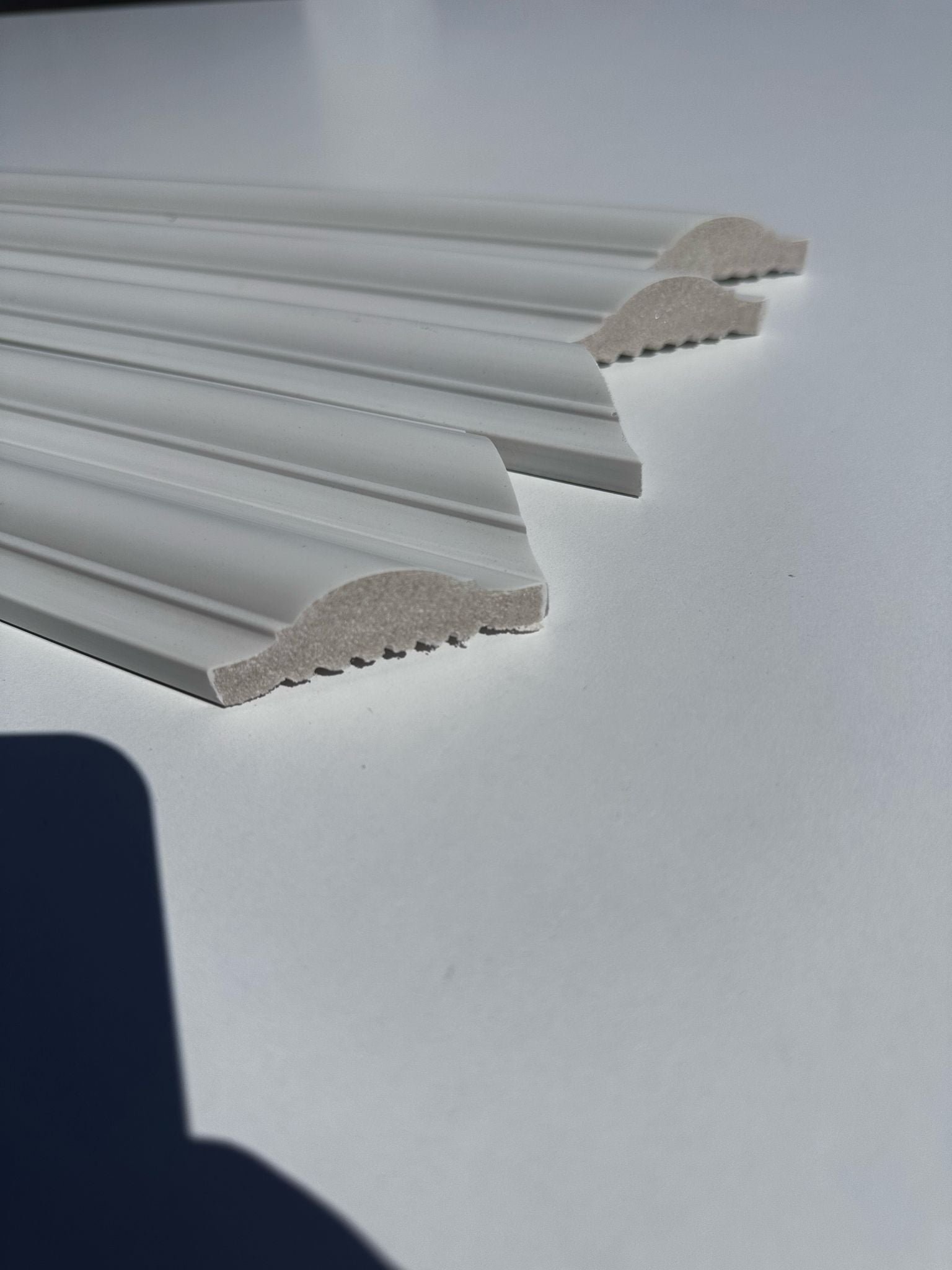 Accent Wall Molding Kit - 3 Upper and 2 Bottom Nested Frames | Pre-Cut & Primed