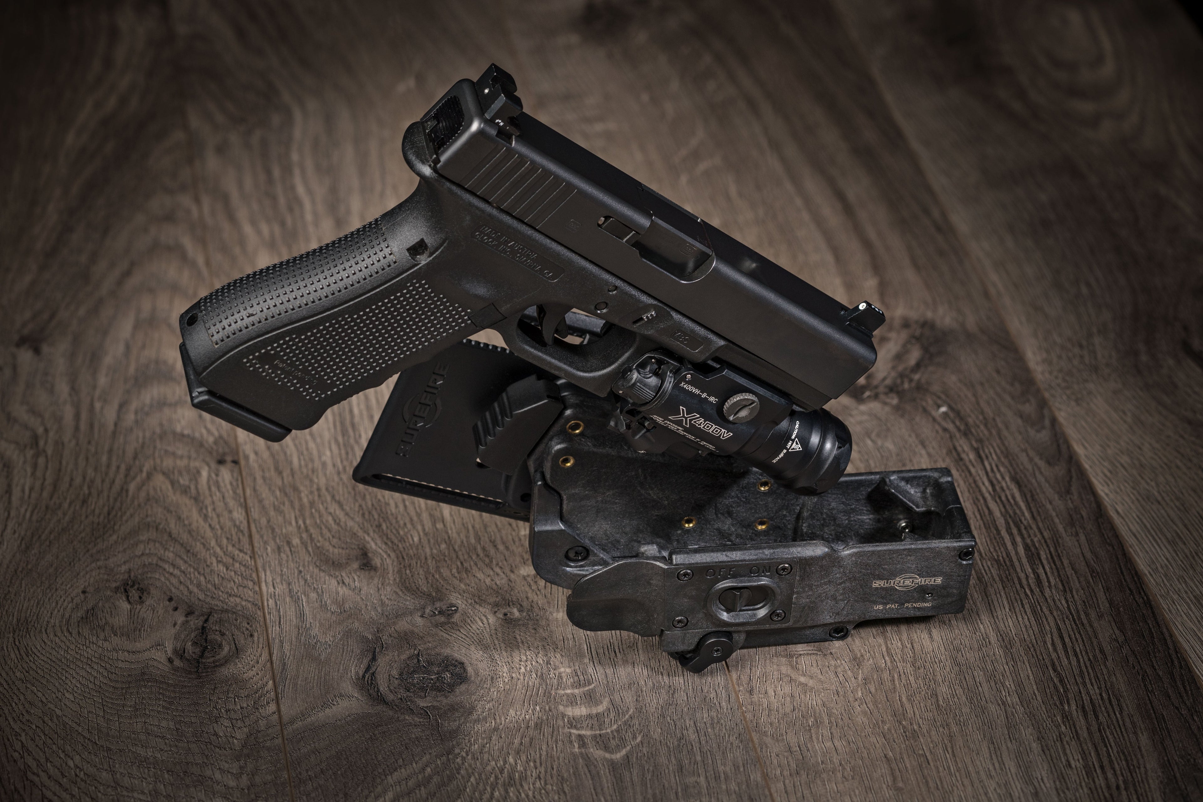 SureFire X400VH | 350 Lumens White Light & Infrared Laser | Fits MasterFire Holsters