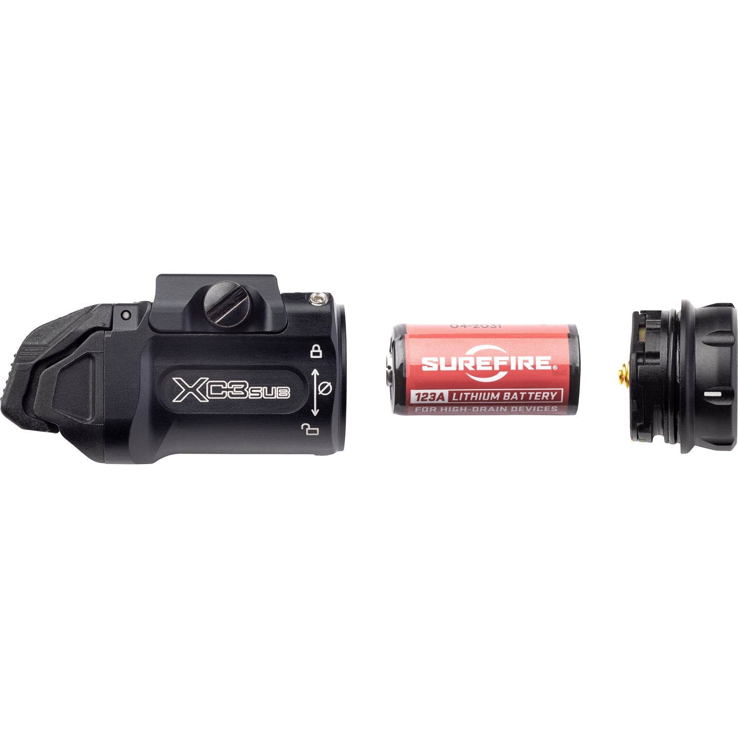 SureFire XC3 Sub Weaponlight | w/ 13,000 Candela & 1000 Lumens | Fits TLR7 Sub Holsters